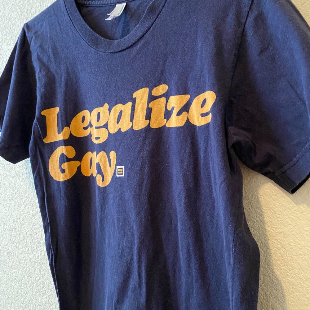 American Apparel / Legalize Gay Tee / XS